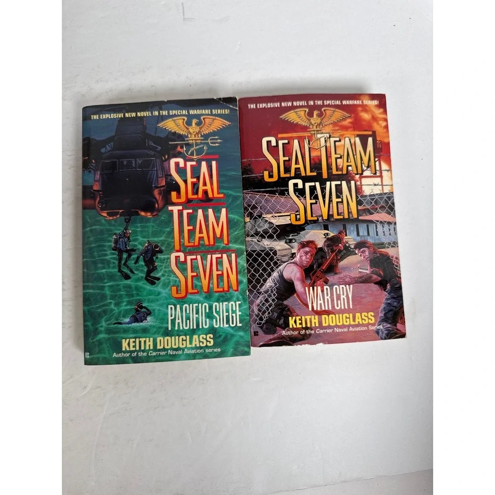 Seal Team Seven Pacific Siege War Cry Keith Douglass 1999 1st Print Berkley